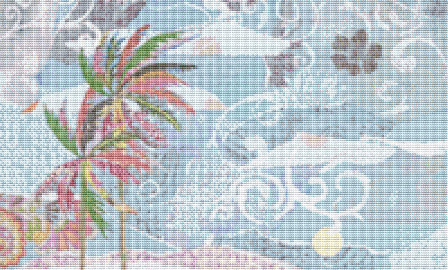 Day Break counted cross stitch pattern by Jennifer Peck/Ansada Art Licensing Group, LLC