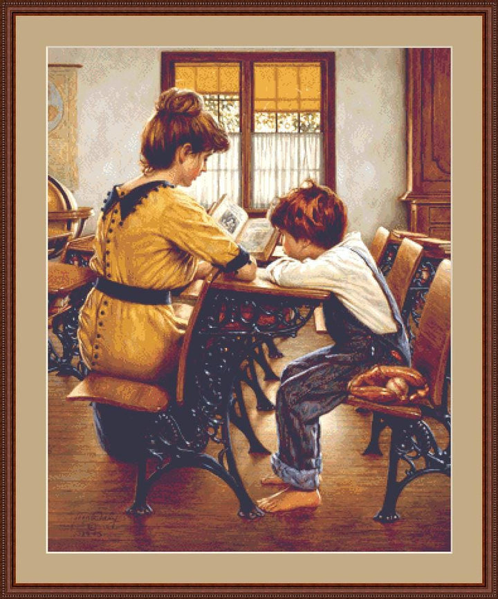 A Gift Of Time counted cross stitch pattern by Jim Daly/Ansada Art Licensing Group, LLC