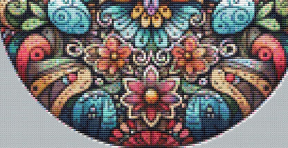 Easter Egg Mandala 2 counted cross stitch pattern by ©Adobe Ext License