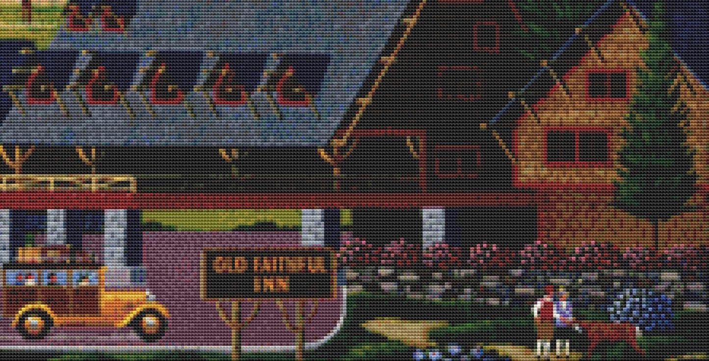 Old Faithful counted cross stitch pattern by Heronim/Ansada Art Licensing Group, LLC