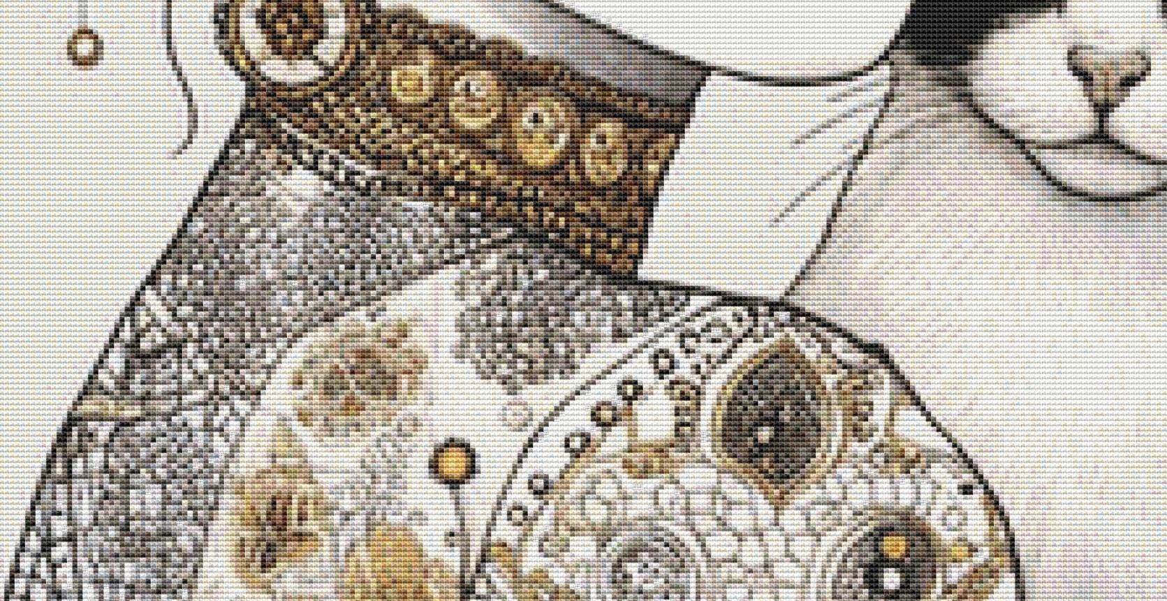 Kaitlyn counted cross stitch pattern by Ana Dias