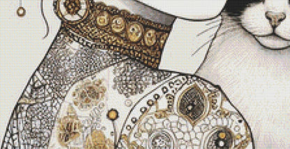 Kaitlyn counted cross stitch pattern by Ana Dias