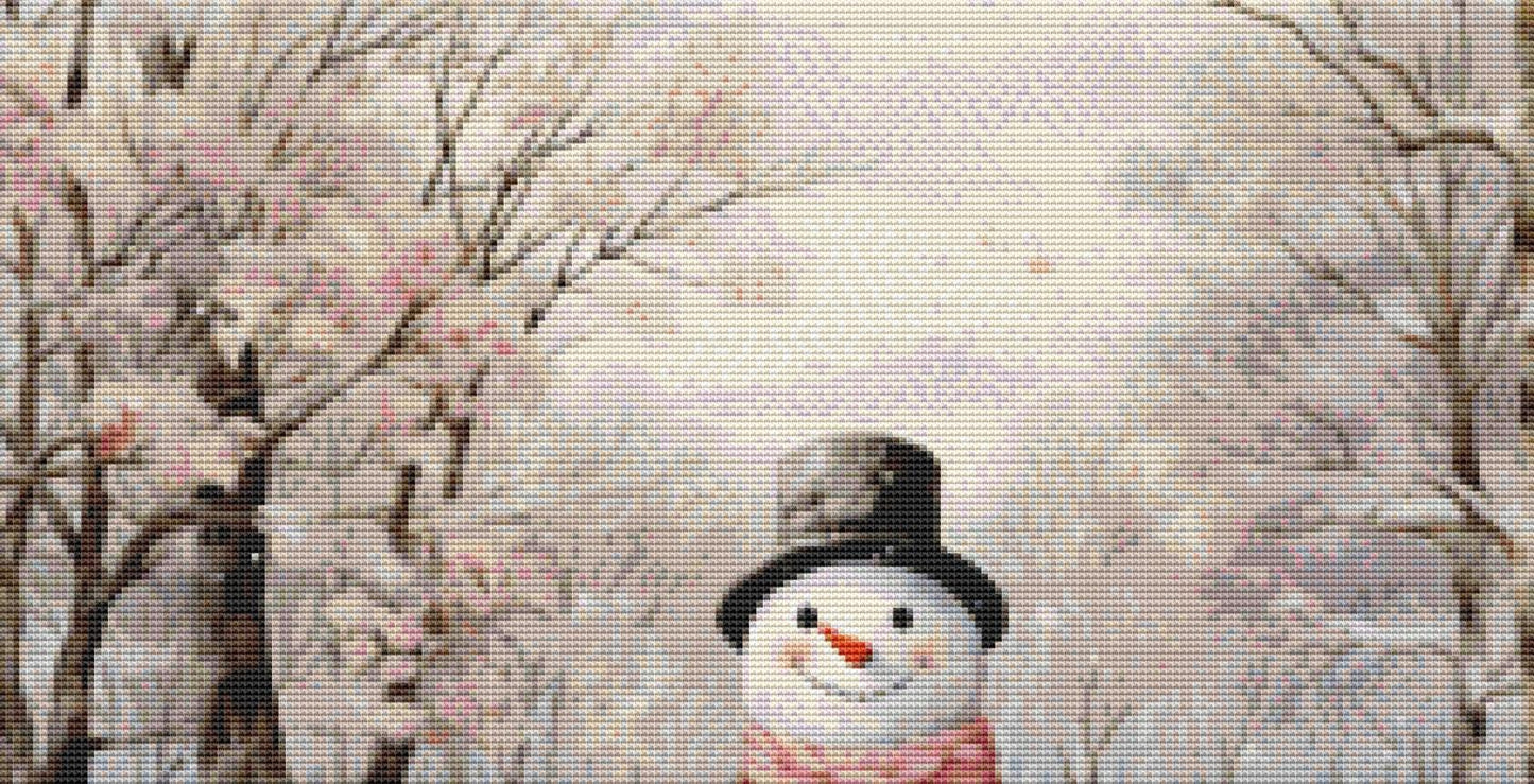 Let it Snow (Small) coutned cross stitch pattern by Liededrom