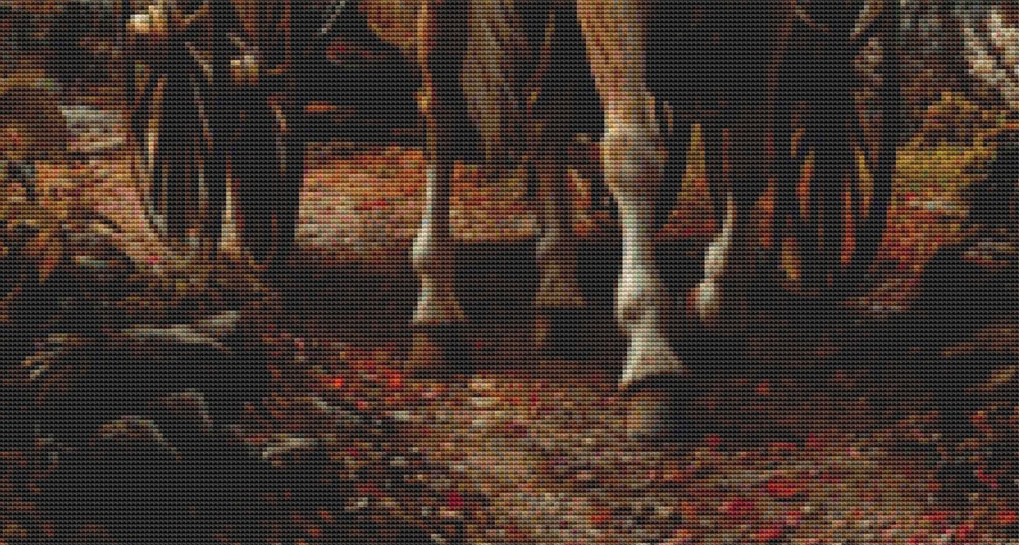 The Tour counted cross stitch pattern by Eder Jose Rosa
