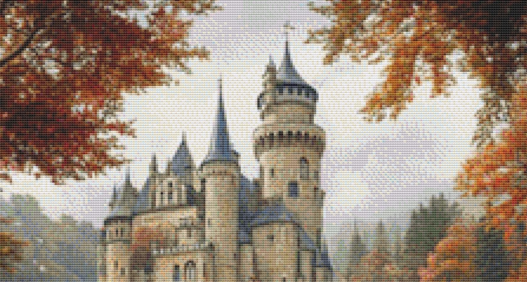 The Tour counted cross stitch pattern by Eder Jose Rosa