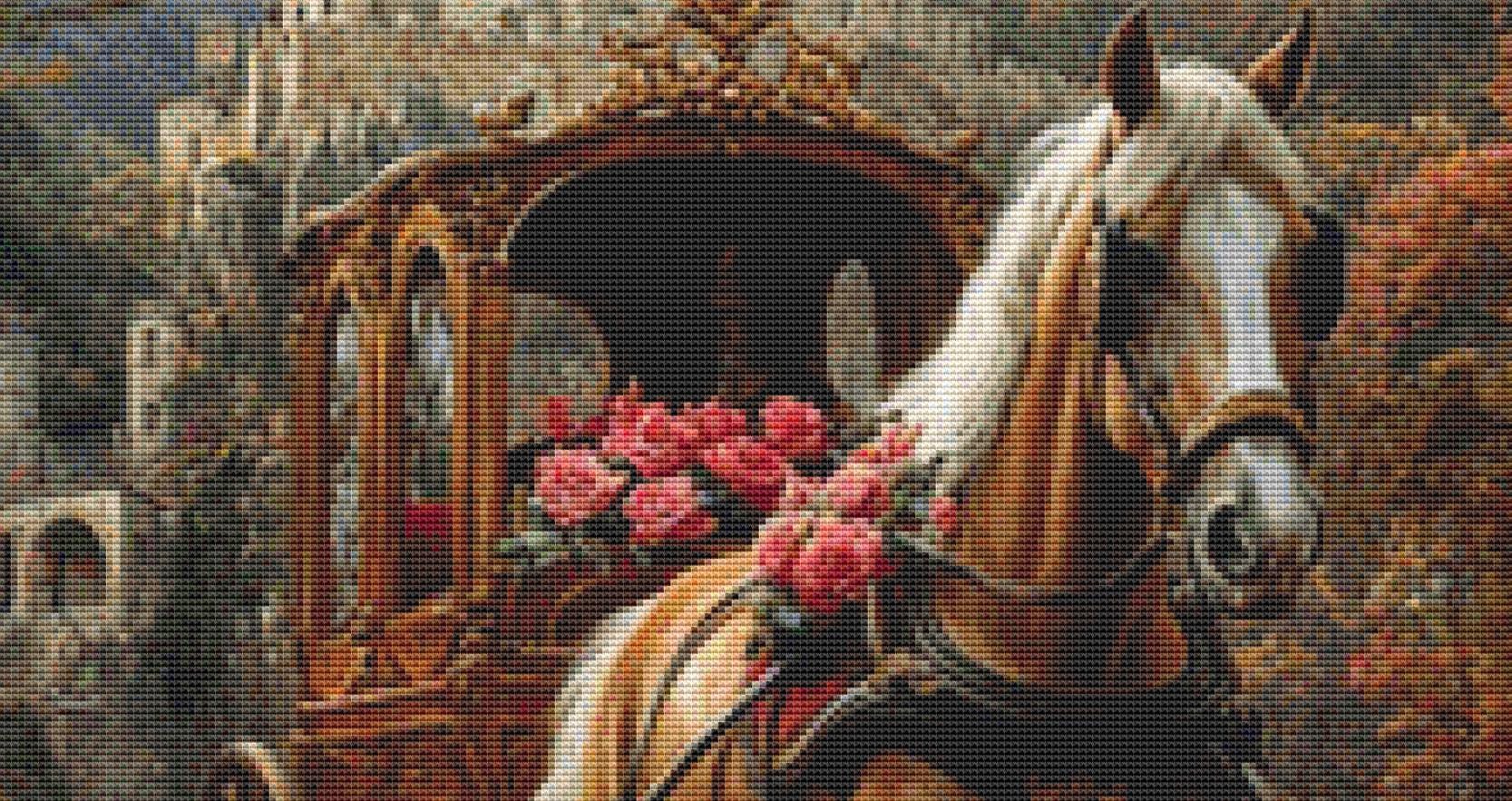 The Tour counted cross stitch pattern by Eder Jose Rosa