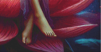 The Fairy's Sleep counted cross stitch pattern by Eder Jose Rosa