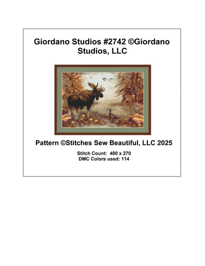 Giordano Studios #2742 counted cross stitch pattern by Giordano Studios, LLC