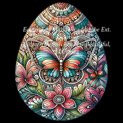 Easter Egg Mandala 3 counted cross stitch pattern by ©Adobe Ext License