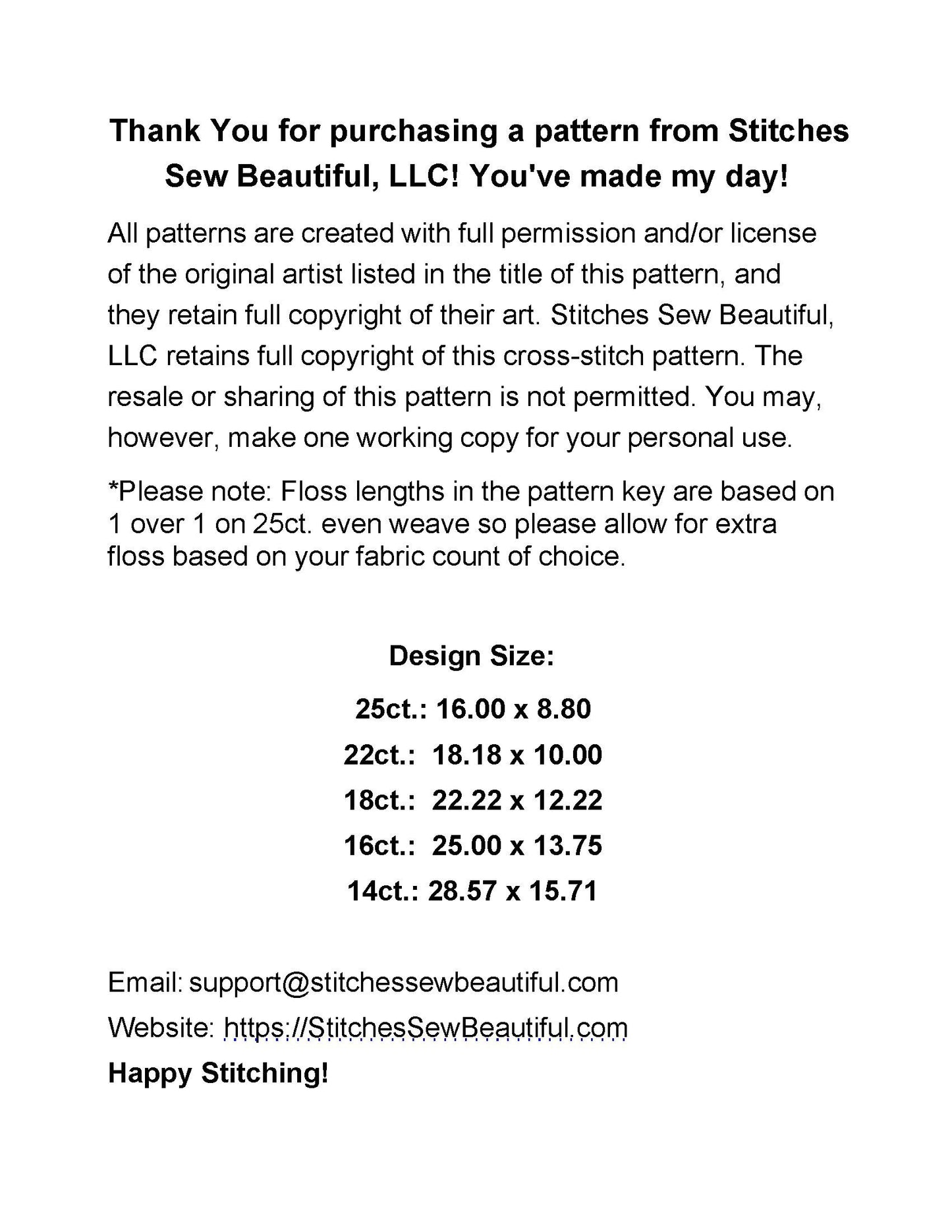 Giordano Studios 788 counted cross stitch pattern by Giordano Studios, LLC