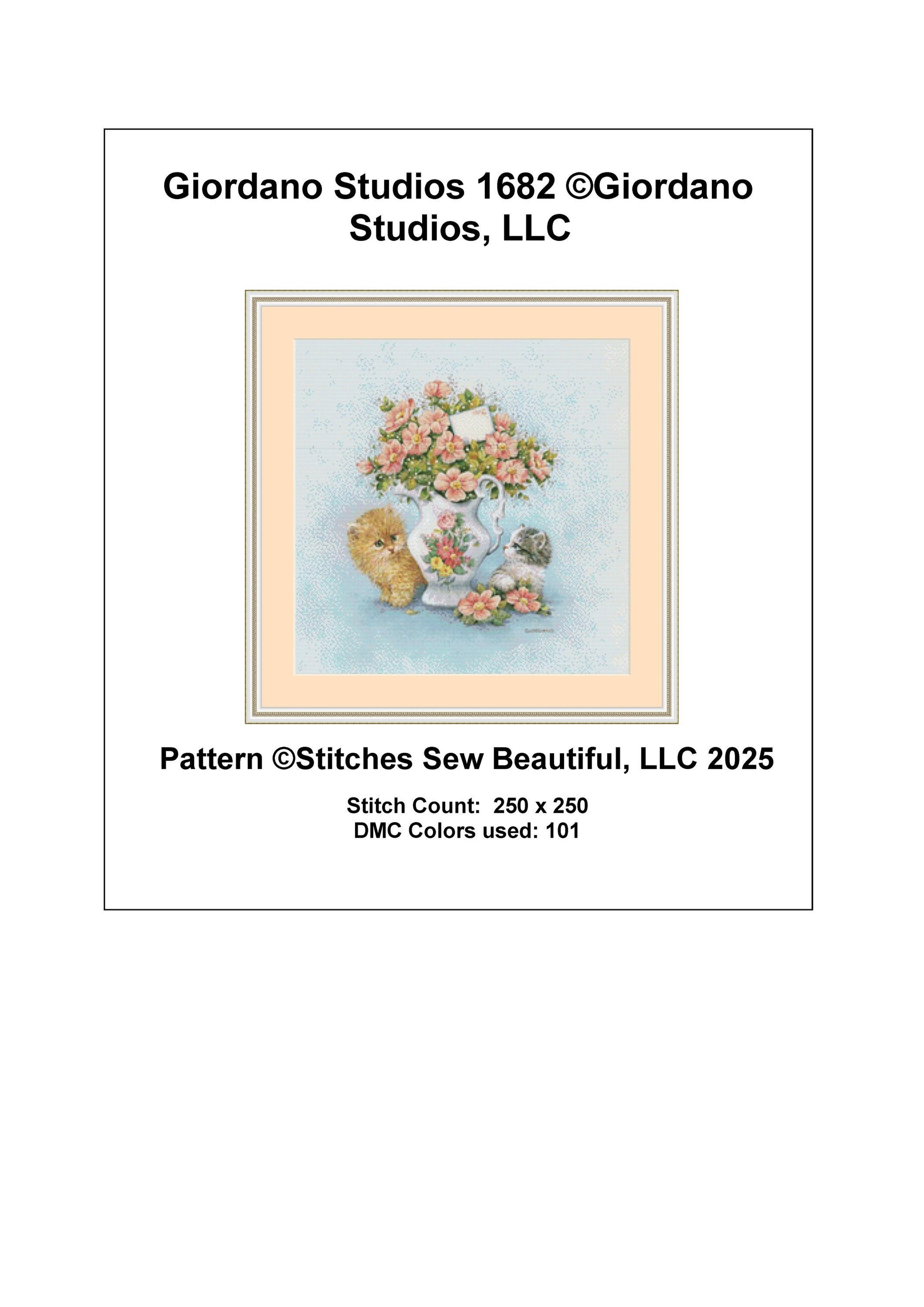 Giordano Studios 1682 (Small) counted cross stitch pattern by Giordano Studios, LLC