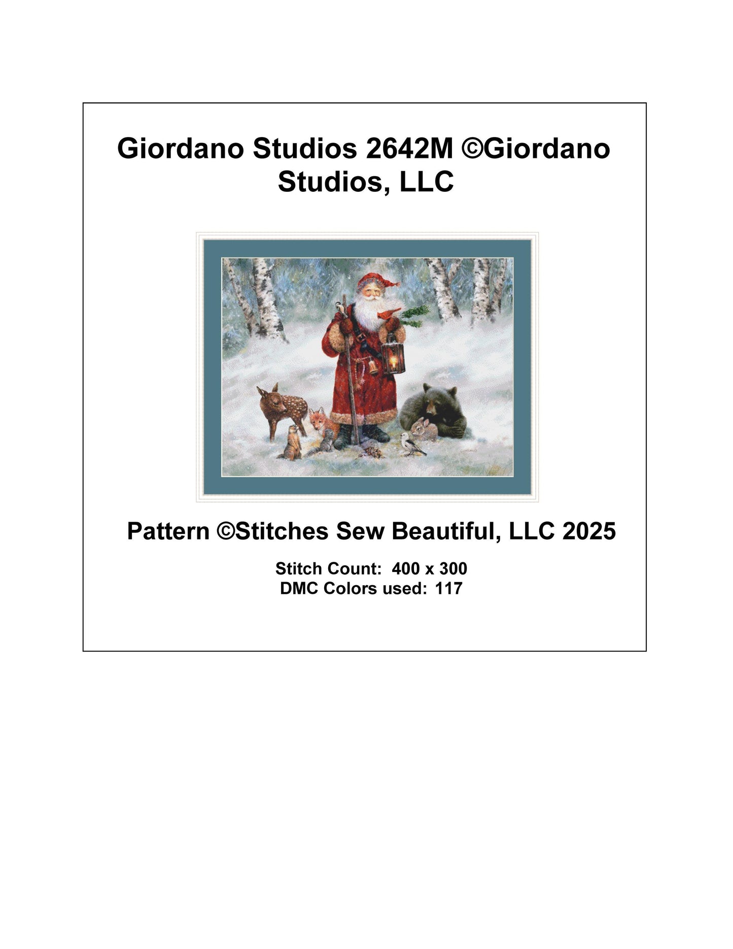 Giordano Studios 2642M counted cross stitch pattern by Giordano Studios, LLC
