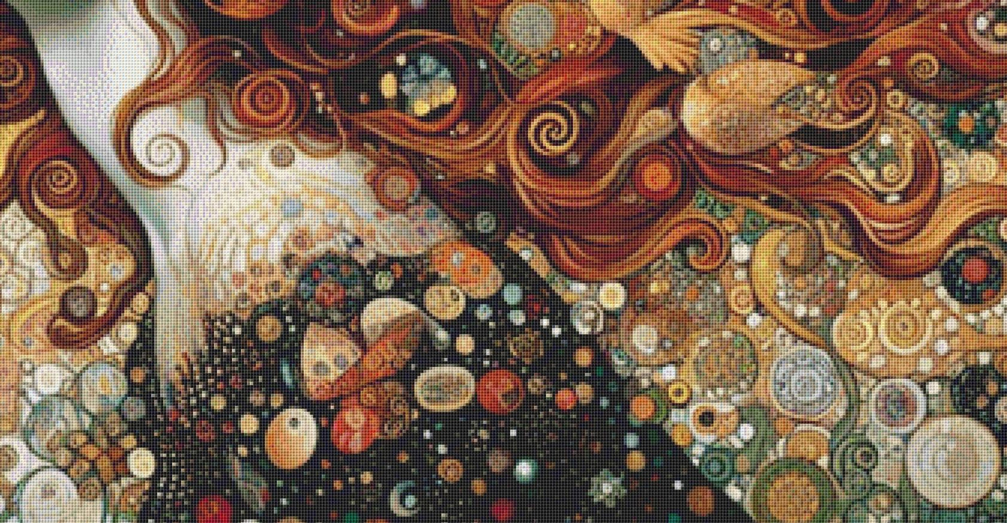 Mother Earth counted cross stitch pattern by Ana Dias