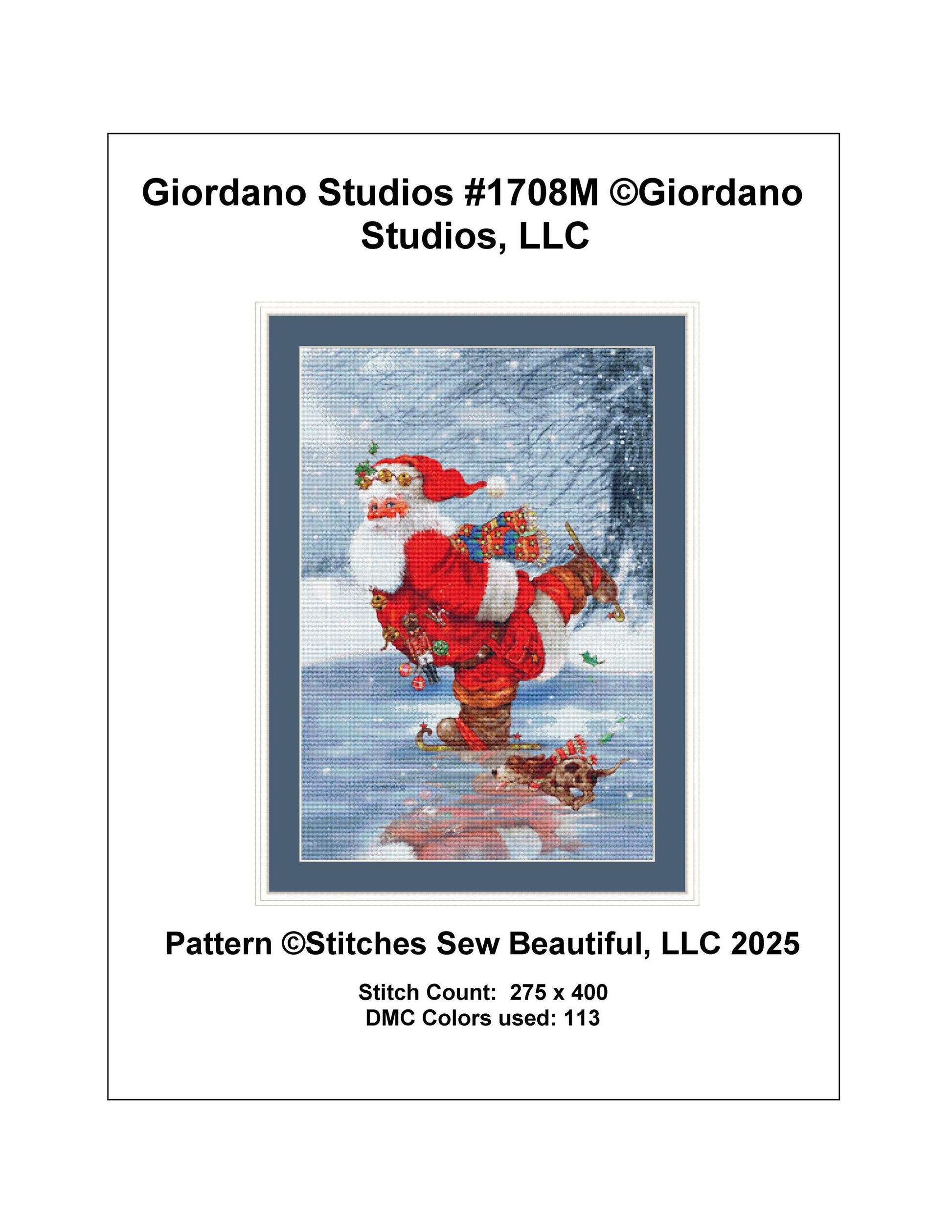 Giordano Studios #1708M counted cross stitch pattern by Giordano Studios, LLC
