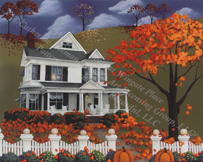 Front Row Seats at Wingate Place counted cross stitch pattern by Catherine Holman/Ansada Art Licensing Group, LLC