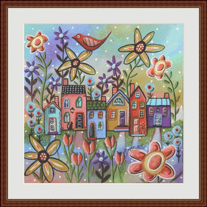 Big Bird (Small) counted cross stitch pattern by Karla Gerard