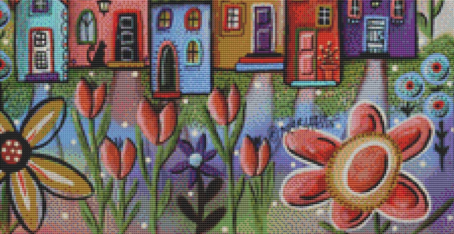 Big Bird (Small) counted cross stitch pattern by Karla Gerard