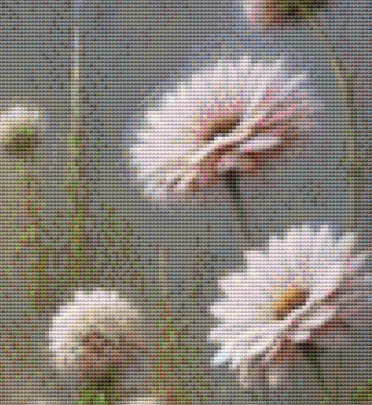 Who Says You Can't Teach an Old Dog New Tricks counted cross stitch pattern by Ingrid Jean AI Art