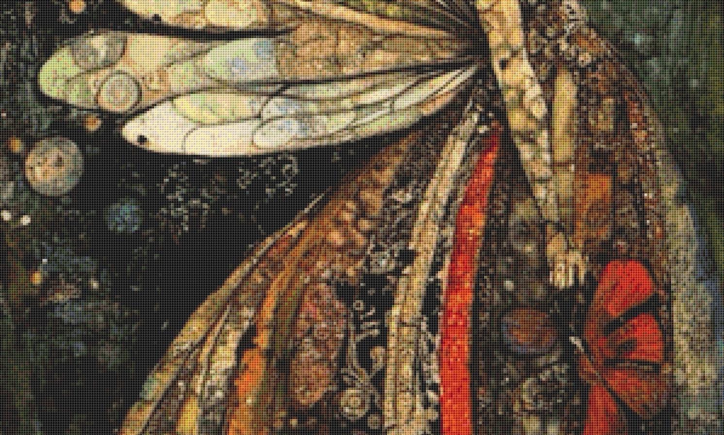 Fairy Princess counted cross stitch pattern by Ingrid Jean AI Art
