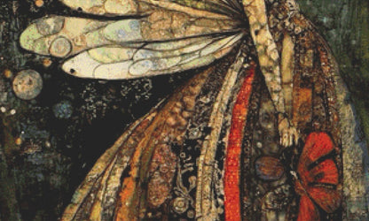 Fairy Princess counted cross stitch pattern by Ingrid Jean AI Art