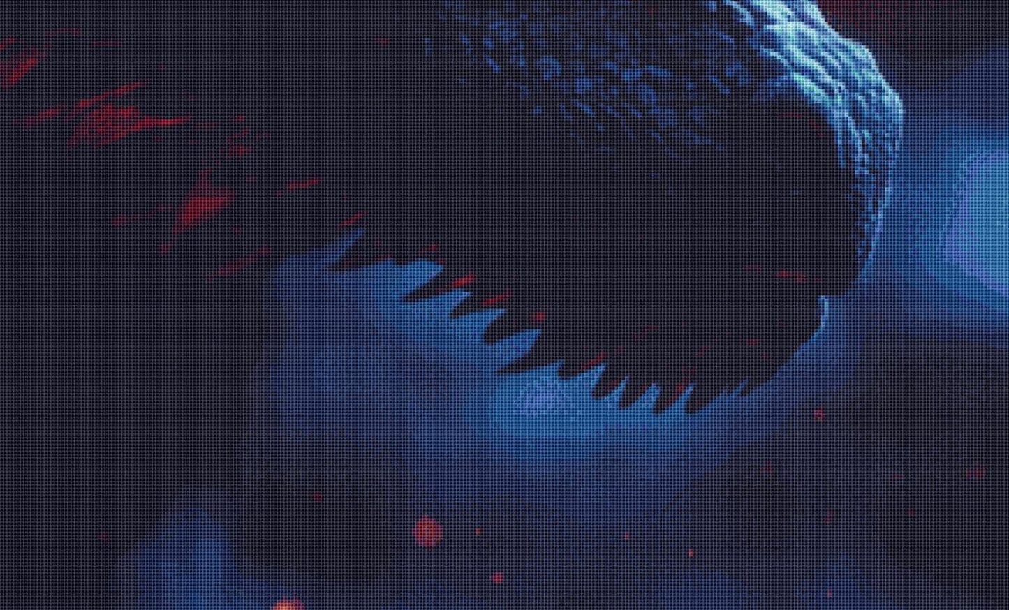 Blood Moon Guardian counted cross stitch pattern by Serr.Kai A Quill & Ink