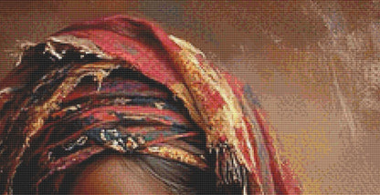 Pawfection counted cross stitch pattern by Ingrid Jean AI Art
