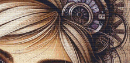 Not All Angels Have Wings...Some Have Whiskers counted cross stitch pattern by Ingrid Jean AI Art