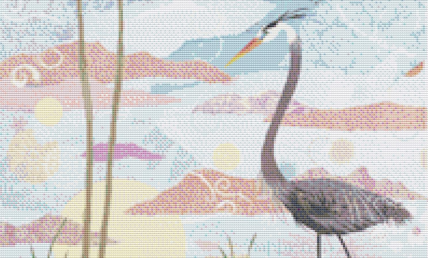 Day Break counted cross stitch pattern by Jennifer Peck/Ansada Art Licensing Group, LLC