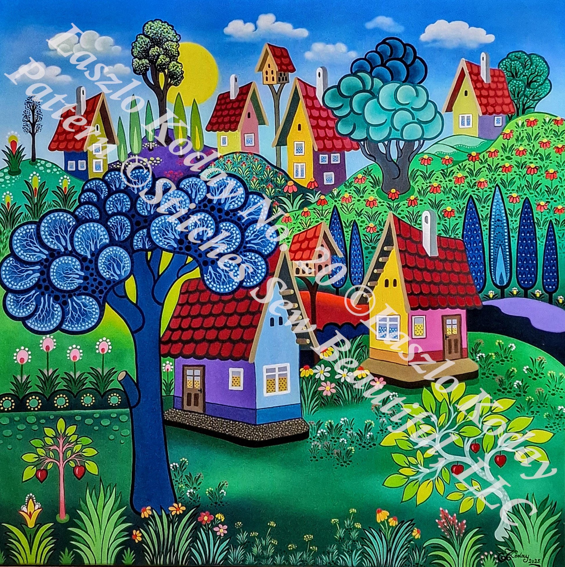 Laszlo Koday No. 20 counted cross stitch pattern by Laszlo Koday