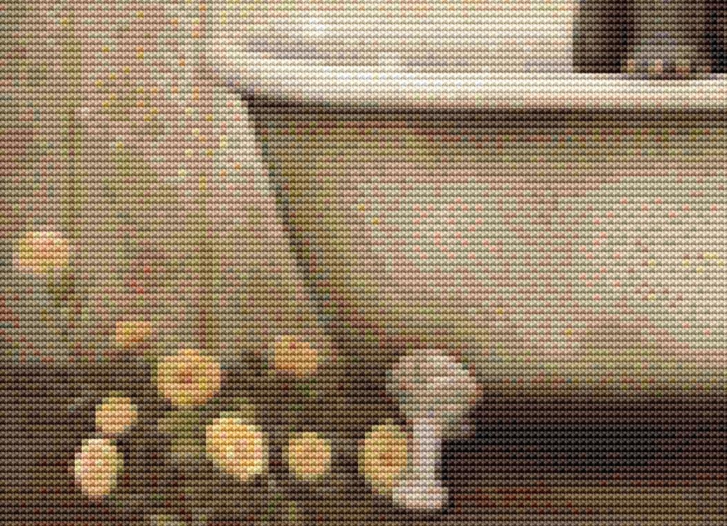Bath Time (Small) counted cross stitch pattern by Tammy L. Gross