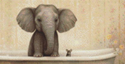 Bath Time (Small) counted cross stitch pattern by Tammy L. Gross