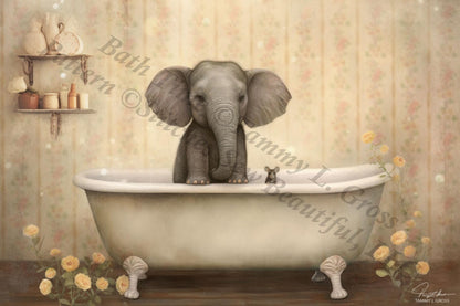 Bath Time (Small) counted cross stitch pattern by Tammy L. Gross