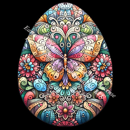 Easter Egg Mandala 2 counted cross stitch pattern by ©Adobe Ext License