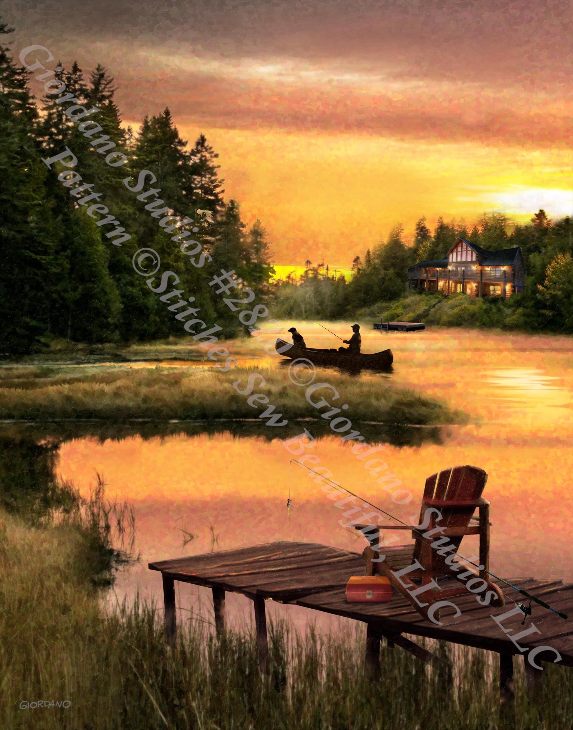 Giordano Studios #2820 counted cross stitch pattern by Giordano Studios LLC