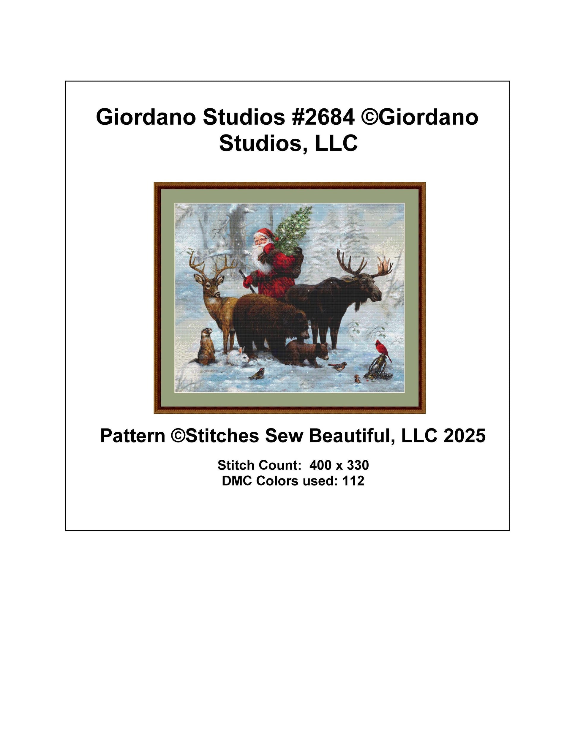 Giordano Studios 2684 counted cross stitch pattern by Giordano Studios, LLC