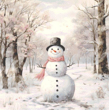 Let it Snow (Small) coutned cross stitch pattern by Liededrom