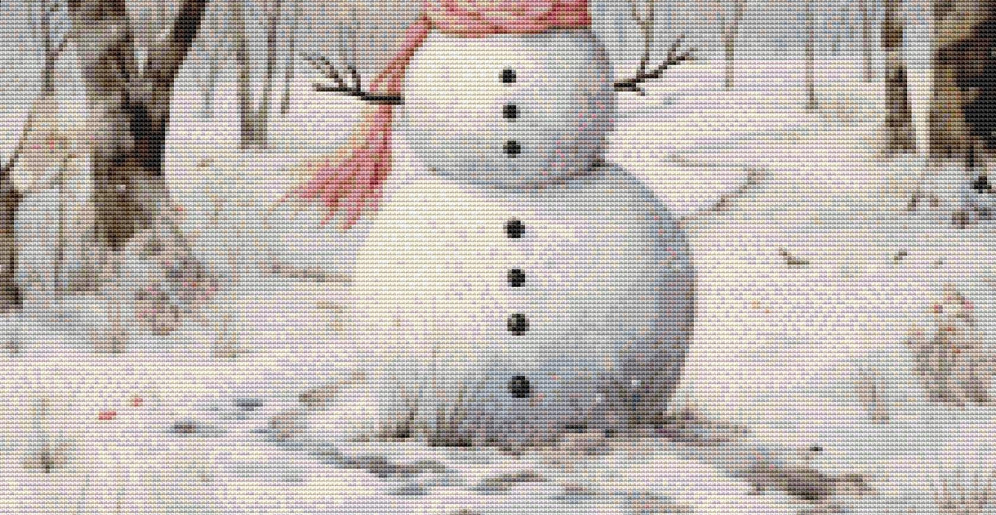 Let it Snow (Small) coutned cross stitch pattern by Liededrom