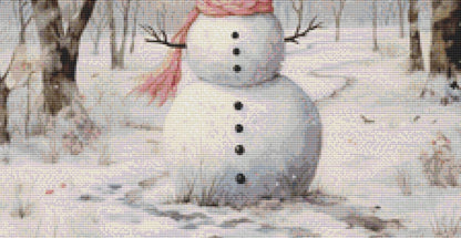 Let it Snow (Small) coutned cross stitch pattern by Liededrom
