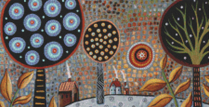 Deer and Bird 1 (Small) counted cross stitch pattern by Karla Gerard