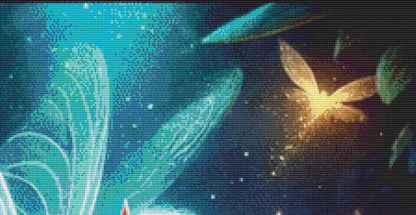 The Fairy's Sleep counted cross stitch pattern by Eder Jose Rosa