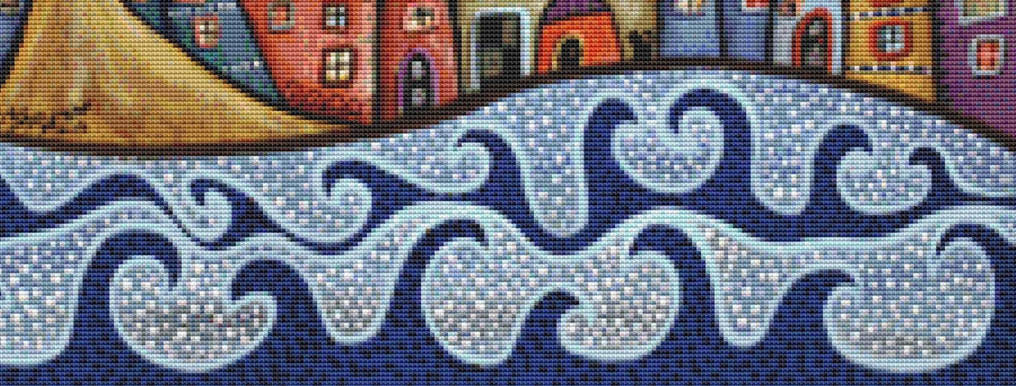 By the Sea (Small) counted cross stitch pattern by Karla Gerard