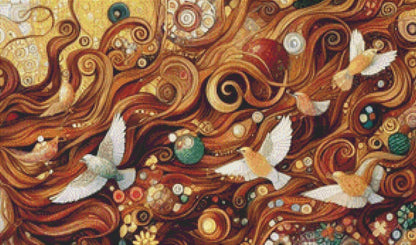 Mother Earth counted cross stitch pattern by Ana Dias