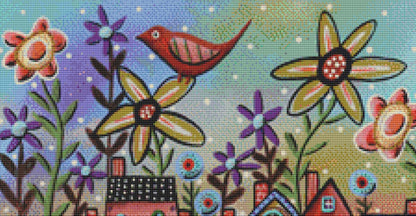 Big Bird (Small) counted cross stitch pattern by Karla Gerard