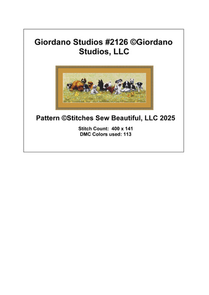 Giordano Studios 2126 counted cross stitch pattern by Giordano Studios, LLC