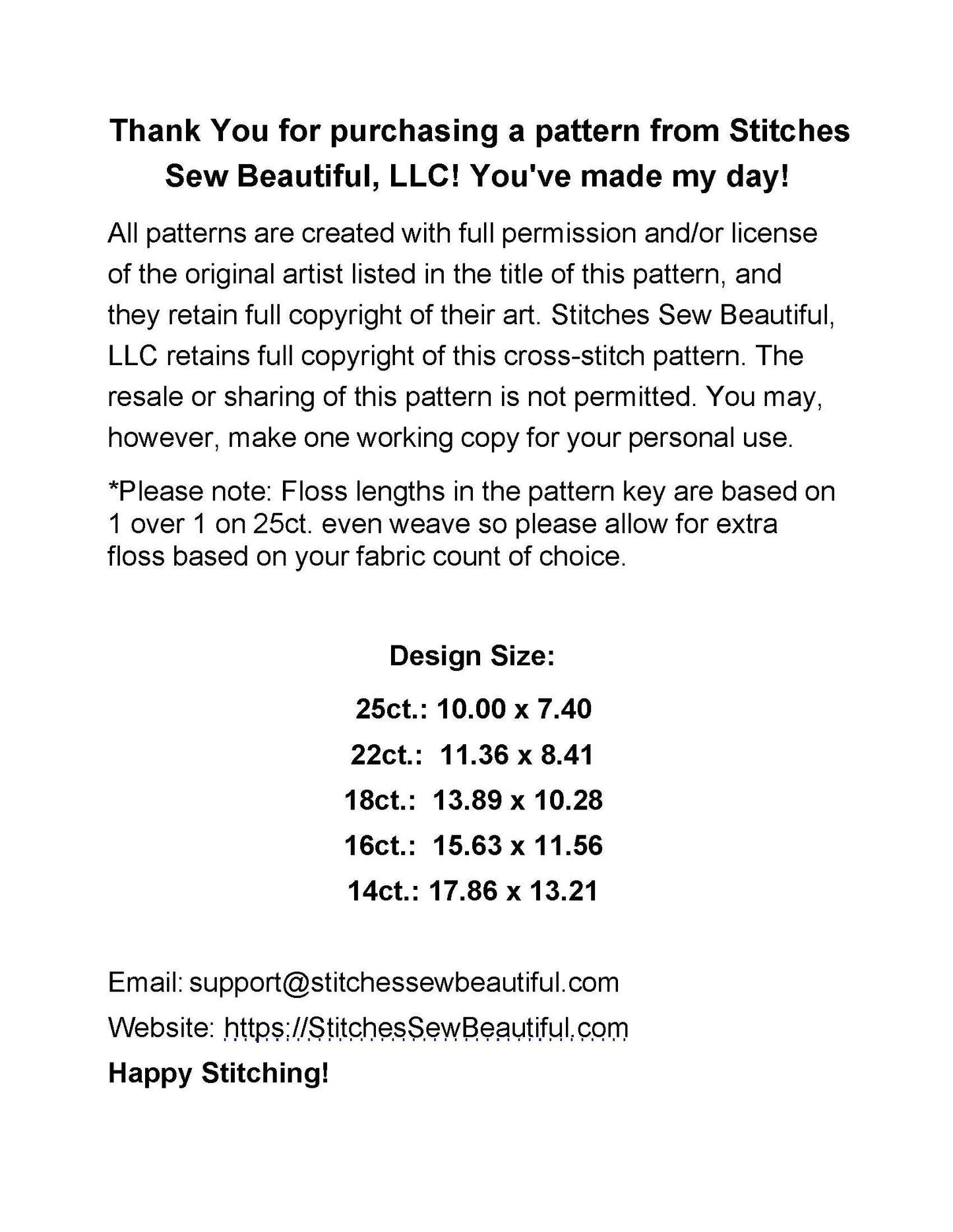 Giordano Studios 2758 (Small) counted cross stitch pattern by Giordano Studios, LLC