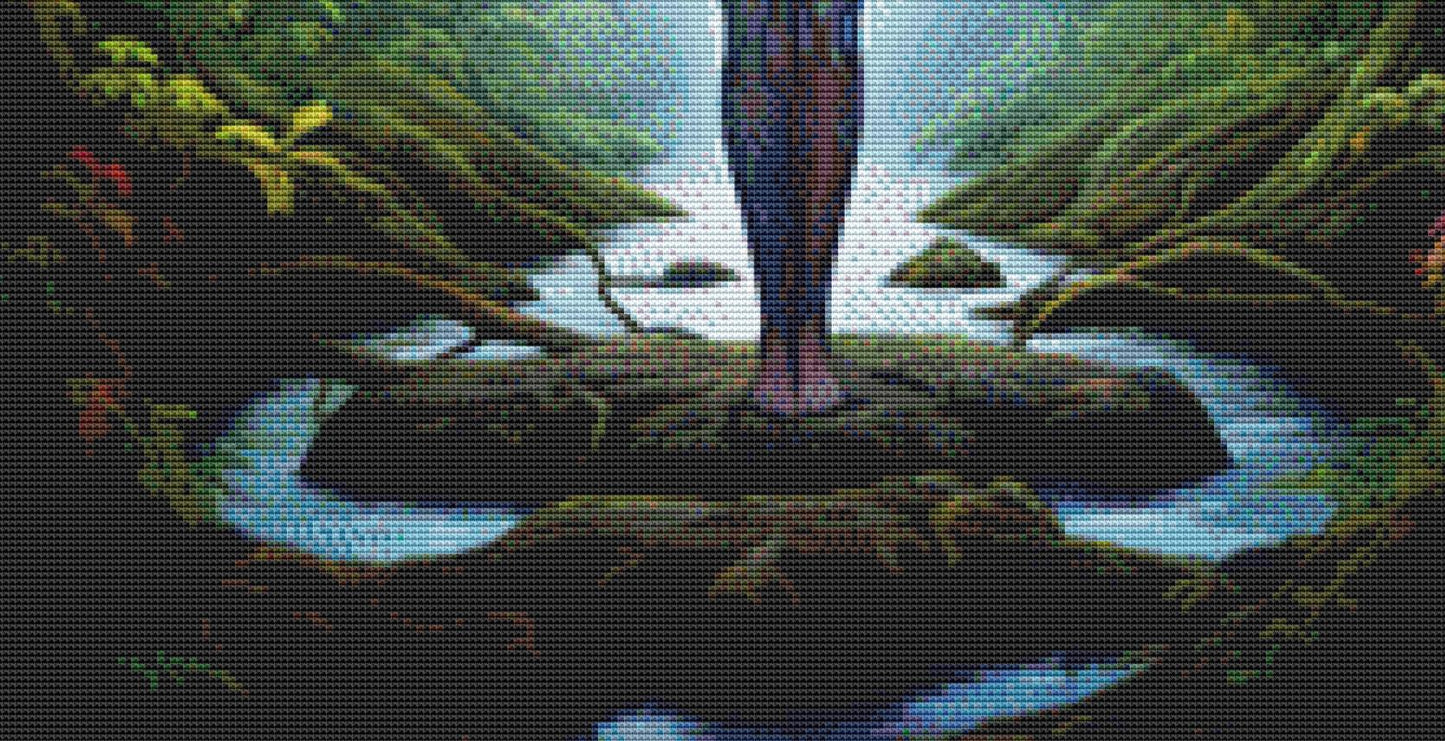 Rainforest Princess counted cross stitch pattern by FaiRYTaiLS