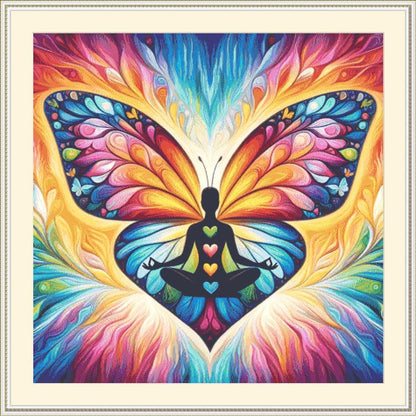Tranquility counted cross stitch pattern by World of Love Hearts/Adrian G. Eyre