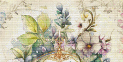 Spring Butterfly (Max Color) counted cross stitch pattern by LianaScrap