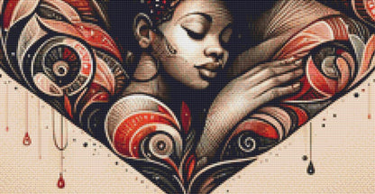 Embrace of Generations counted cross stitch pattern by World of Love Hearts/Adrian G. Eyre
