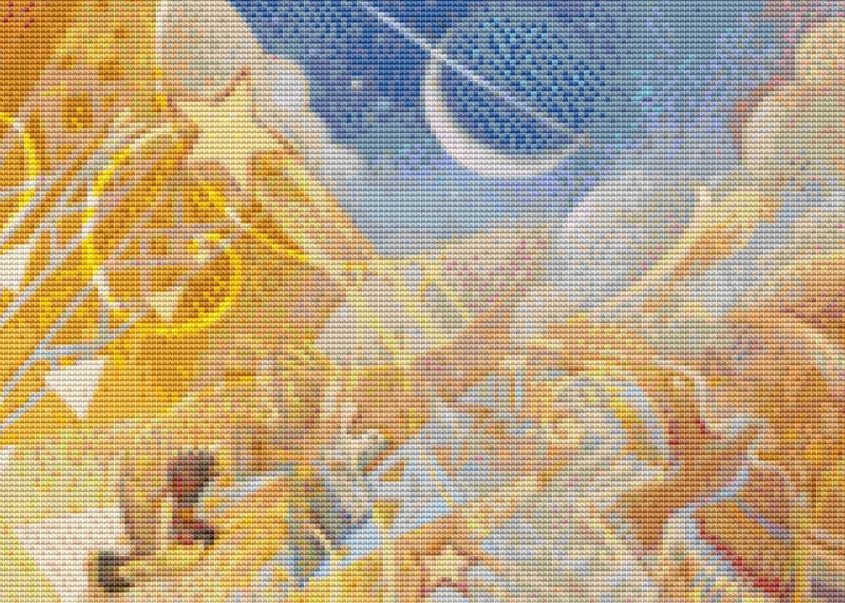 As It Is In Heaven counted cross stitch pattern by Richard Jesse Watson/Ansada Art Licensing Group, LLC